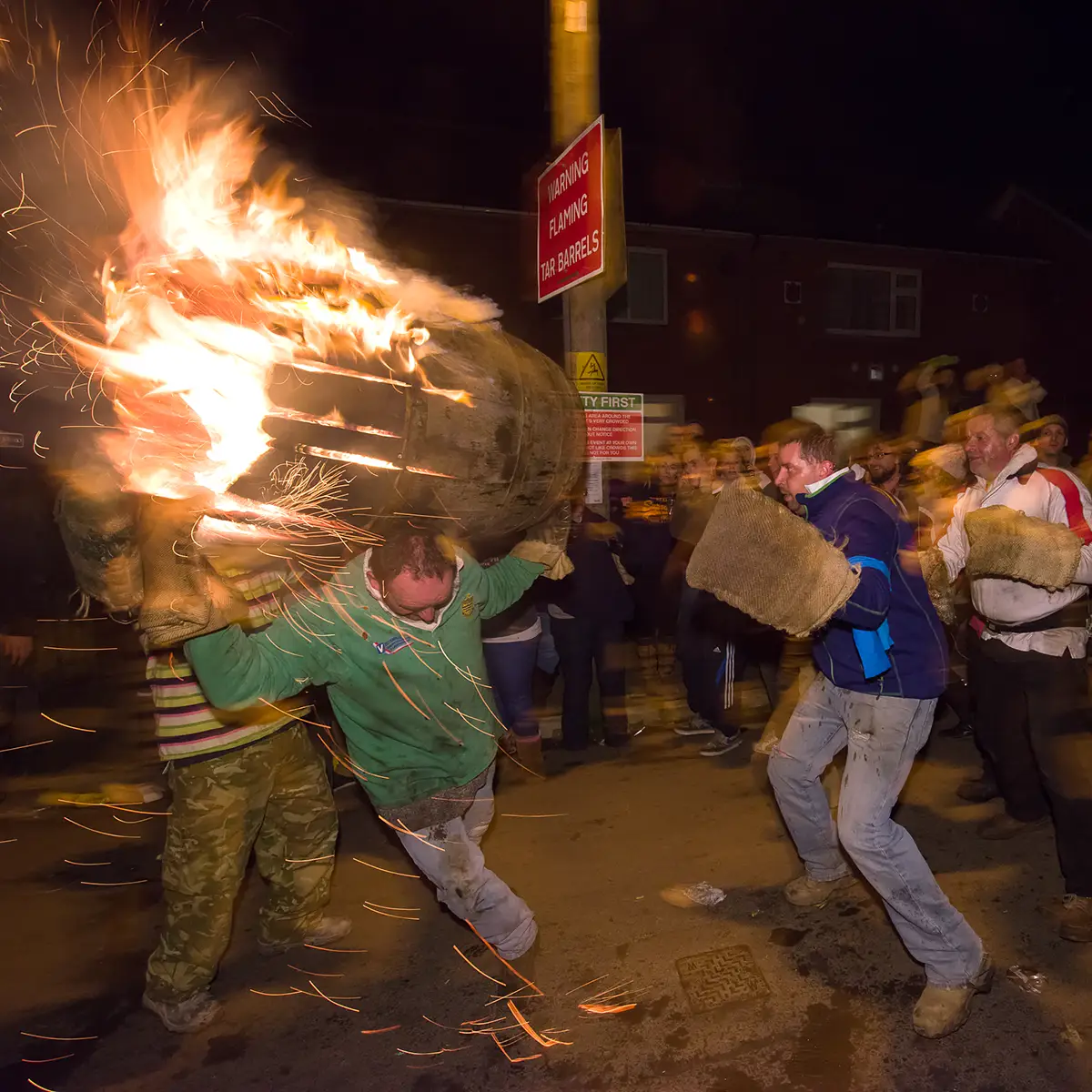 Ottery burning barrels photo course