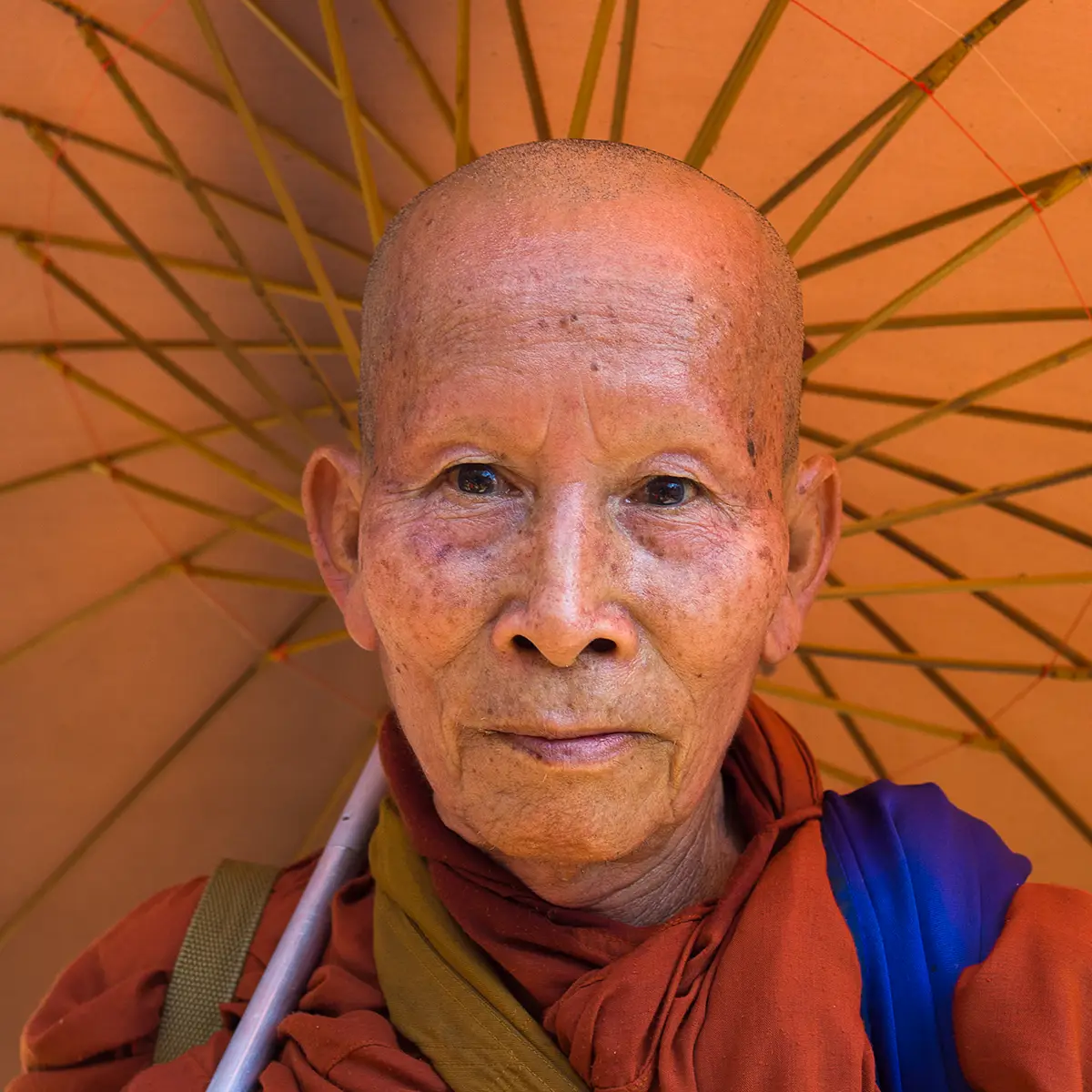 Laos photo tour champassak monk