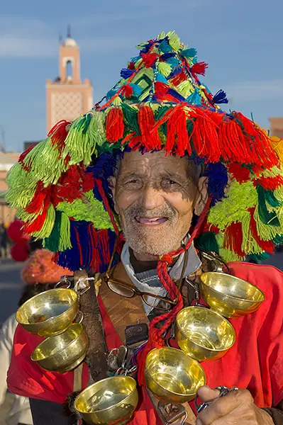 Morocco Photo Tour Waterseller Portrait
