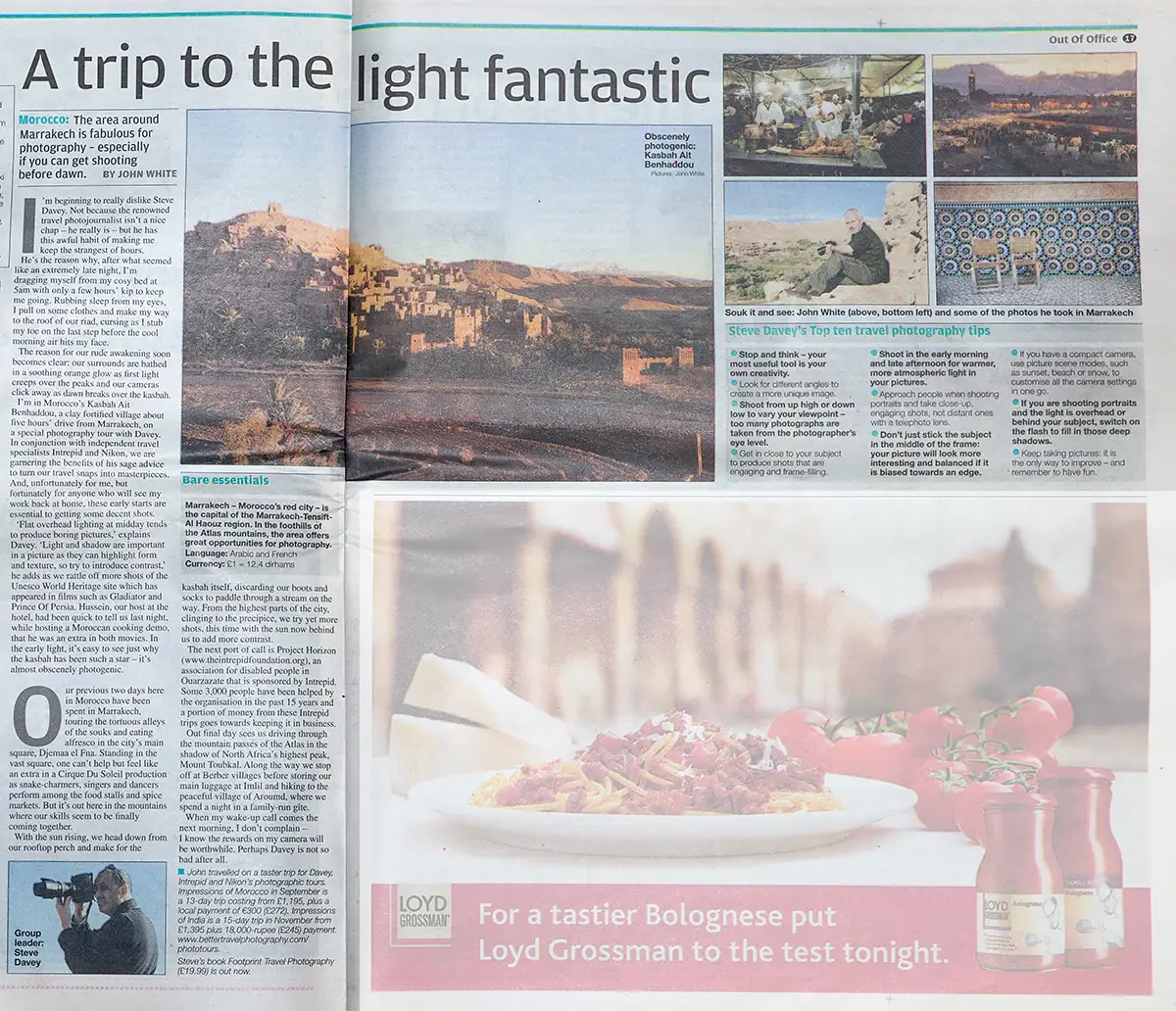 Metro Travel Press Coverage